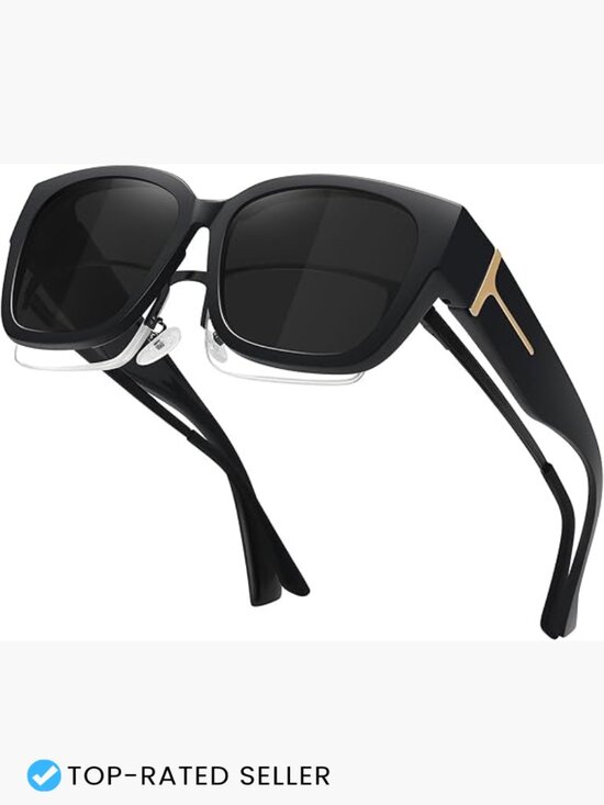 Oversized Fit Over Glasses Sunglasses Polarized Driving UV Protection Large main image 7